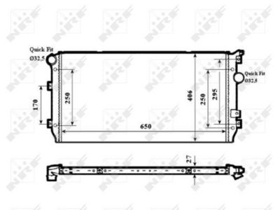 Radiators, Motora dzesēšanas sistēma NRF 58339