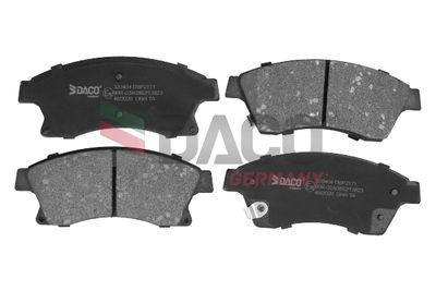 Комплект тормозных колодок, дисковый тормоз DACO 320404