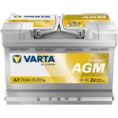 Стартерная аккумуляторная батарея VARTA 570901076K262