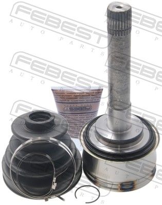 Šarnīru komplekts, Piedziņas vārpsta FEBEST 0110-014