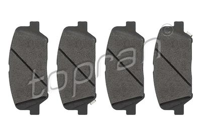 Bremžu uzliku kompl., Disku bremzes TOPRAN 821 266