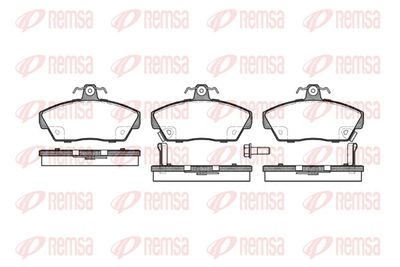 Комплект тормозных колодок, дисковый тормоз REMSA 0330.02