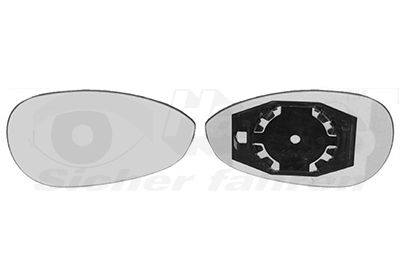 Spoguļstikls, Ārējais atpakaļskata spogulis VAN WEZEL 1624832