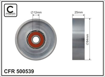 Spriegotājrullītis, Ķīļrievu siksna CAFFARO 500539