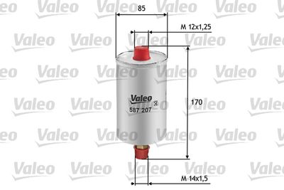 Топливный фильтр VALEO 587207