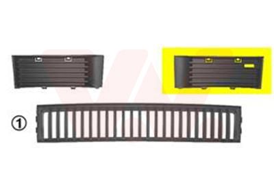 VAN WEZEL 7625591 Ventilatora reste, Bampers
