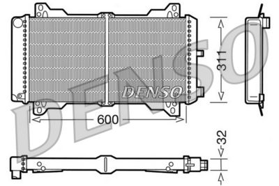 Radiators, Motora dzesēšanas sistēma DENSO DRM10012