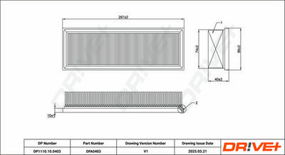 Воздушный фильтр Dr!ve+ DP1110.10.0403