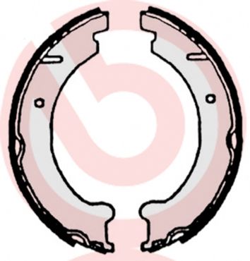 Bremžu loku kompl., Stāvbremze BREMBO S 86 509