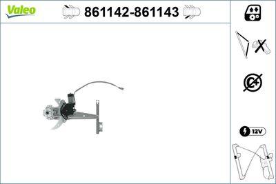 Стеклоподъемник VALEO 861142