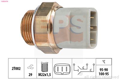 Termoslēdzis, Radiatora ventilators EPS 1.850.616