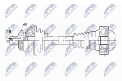 Приводной вал NTY NPW-AU-048