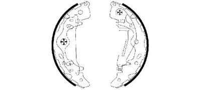 Bremžu loku komplekts TEXTAR 91065800