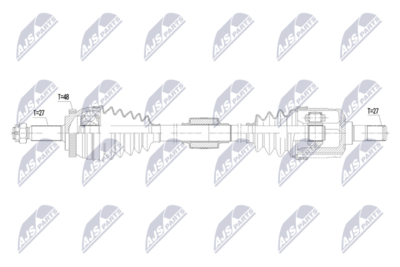 Приводной вал NTY NPW-HY-649