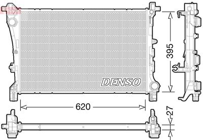 Radiators, Motora dzesēšanas sistēma DENSO DRM09167