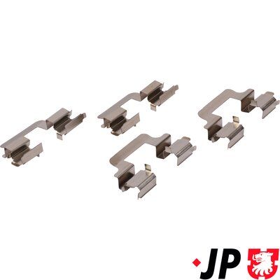 Комплектующие, колодки дискового тормоза JP GROUP 1163750110