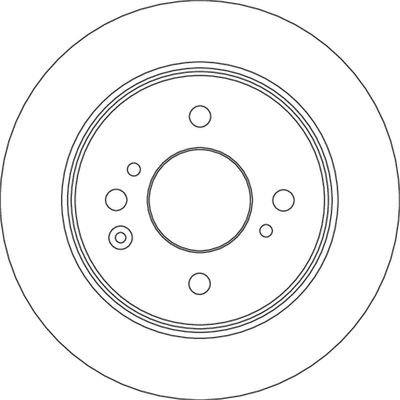 Тормозной диск TRW DF6875