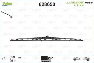 Stikla tīrītāja slotiņa VALEO 628650