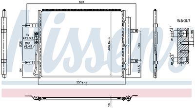 Конденсатор, кондиционер NISSENS 940985