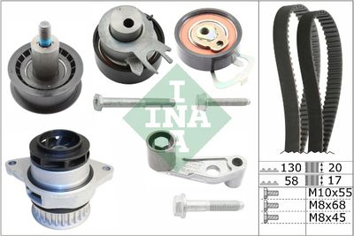 Ūdenssūknis + Zobsiksnas komplekts Schaeffler INA 530 0089 30