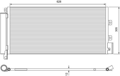 Kondensators, Gaisa kond. sistēma VALEO 814385