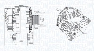 Ģenerators MAGNETI MARELLI 063731562010