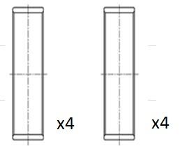 Шатунный подшипник FAI AutoParts BB2017-STD