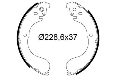 Комплект тормозных колодок VALEO 564296