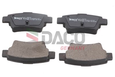 Bremžu uzliku kompl., Disku bremzes DACO 322707