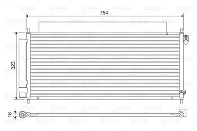 Kondensators, Gaisa kond. sistēma VALEO 814043