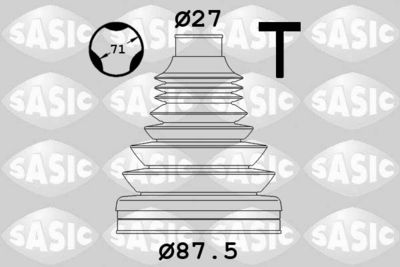 Комплект пыльника, приводной вал SASIC 1906131
