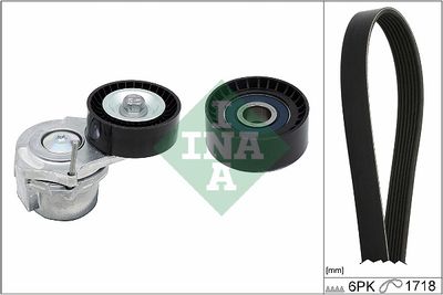 Ķīļrievu siksnu komplekts Schaeffler INA 529 0312 10