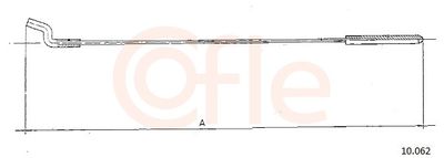 Тросик газа COFLE 92.10.062
