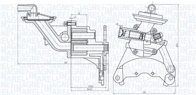 Масляный насос MAGNETI MARELLI 351516000035