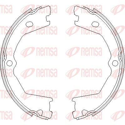 Bremžu loks, stāvbremze REMSA 4733.00