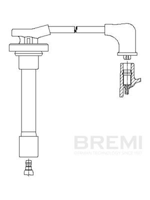Augstsprieguma vads BREMI 739/45