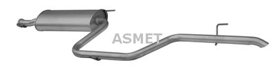 Глушитель выхлопных газов конечный ASMET 02.035
