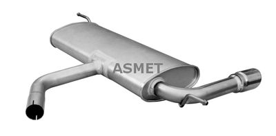 Глушитель выхлопных газов конечный ASMET 06.025