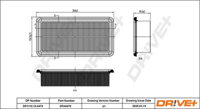 Воздушный фильтр Dr!ve+ DP1110.10.0479