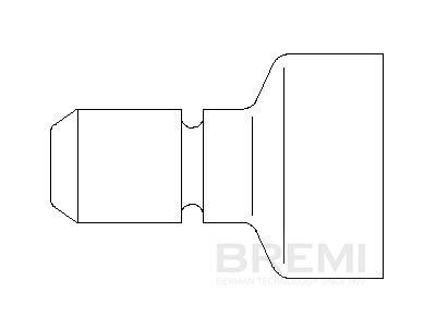 Штекерная гильза, кабель зажигания BREMI 13297/3