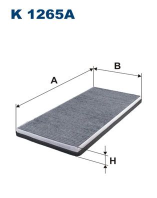 Filtrs, Salona telpas gaiss FILTRON K 1265A