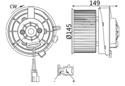 Salona ventilators MAHLE AB 435 000S