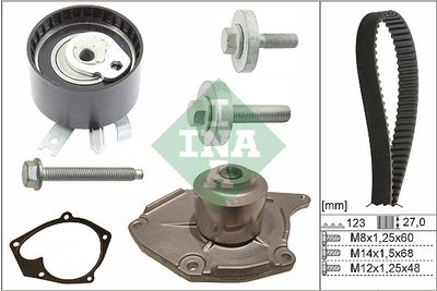 Ūdenssūknis + Zobsiksnas komplekts Schaeffler INA 530 0197 31