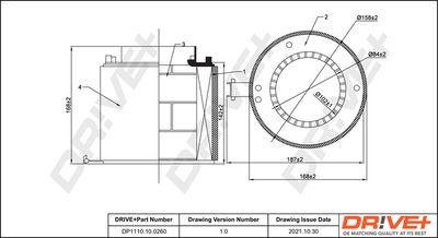 Воздушный фильтр Dr!ve+ DP1110.10.0260