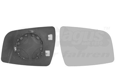 Spoguļstikls, Ārējais atpakaļskata spogulis VAN WEZEL 3796838