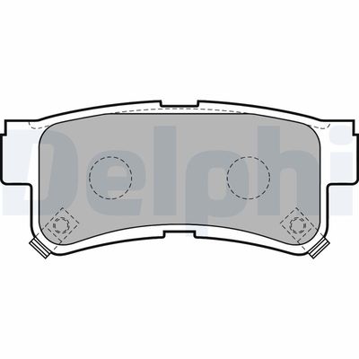 Bremžu uzliku kompl., Disku bremzes DELPHI LP1765