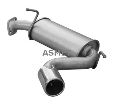 Глушитель выхлопных газов конечный ASMET 31.009