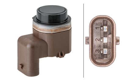 Датчик, система помощи при парковке HELLA 6PX 358 141-821