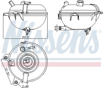 Kompensācijas tvertne, Dzesēšanas šķidrums NISSENS 996130