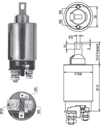 Ievilcējrelejs, Starteris MAGNETI MARELLI 940113050331